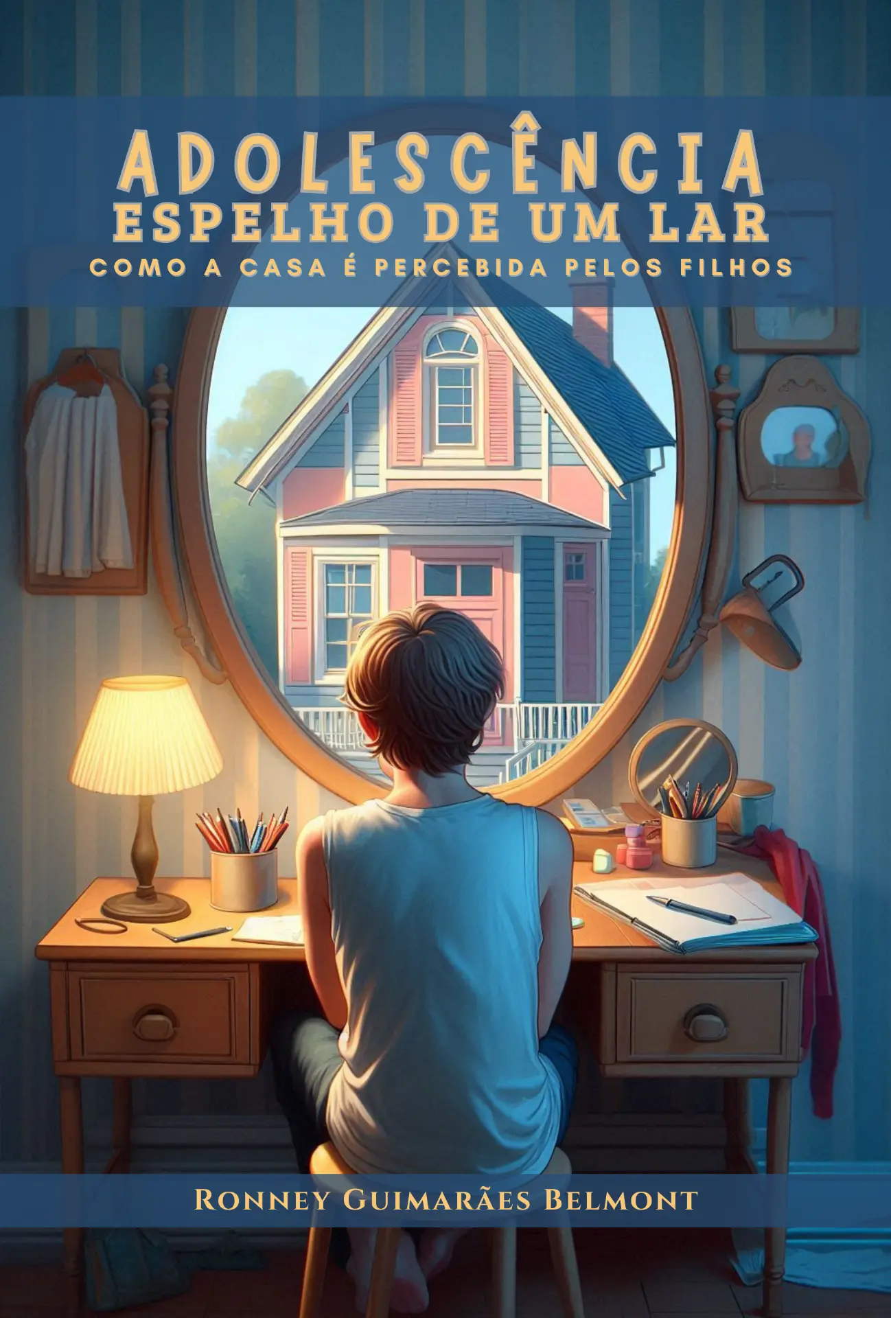 Capa do livro Adolescência — Espelho de um Lar